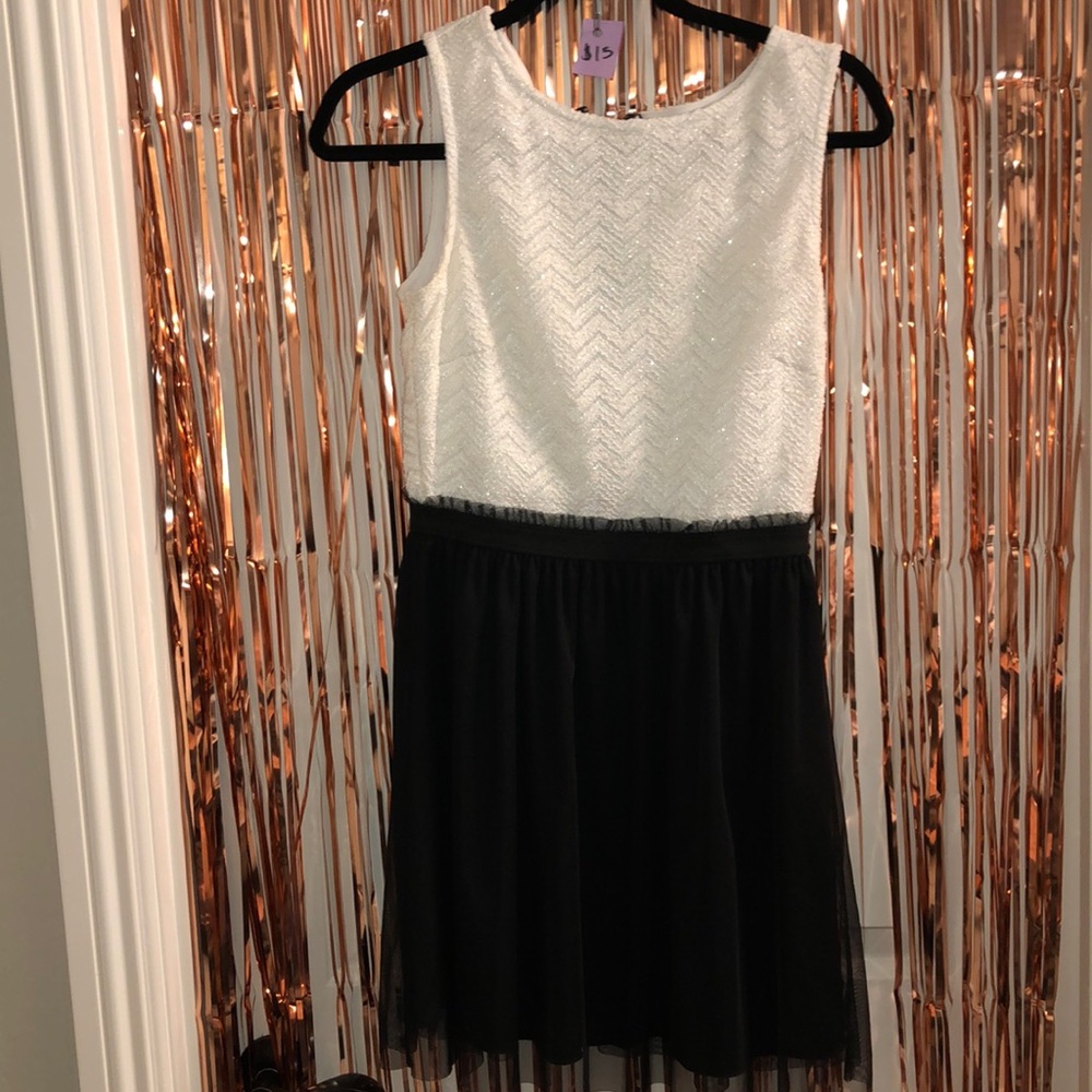 Black and white dress